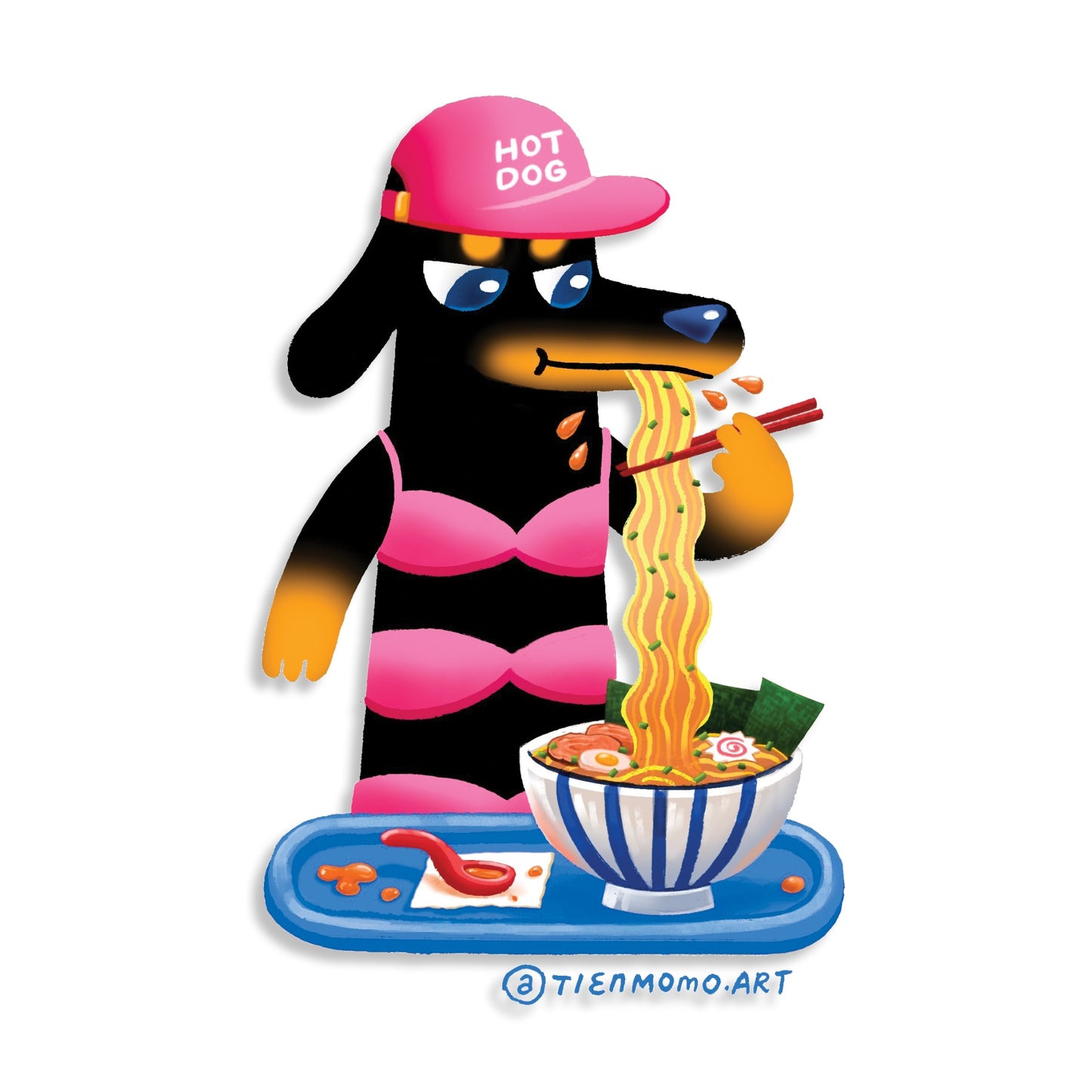 Ramen sticker