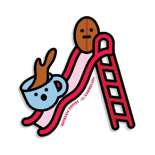 Slide sticker