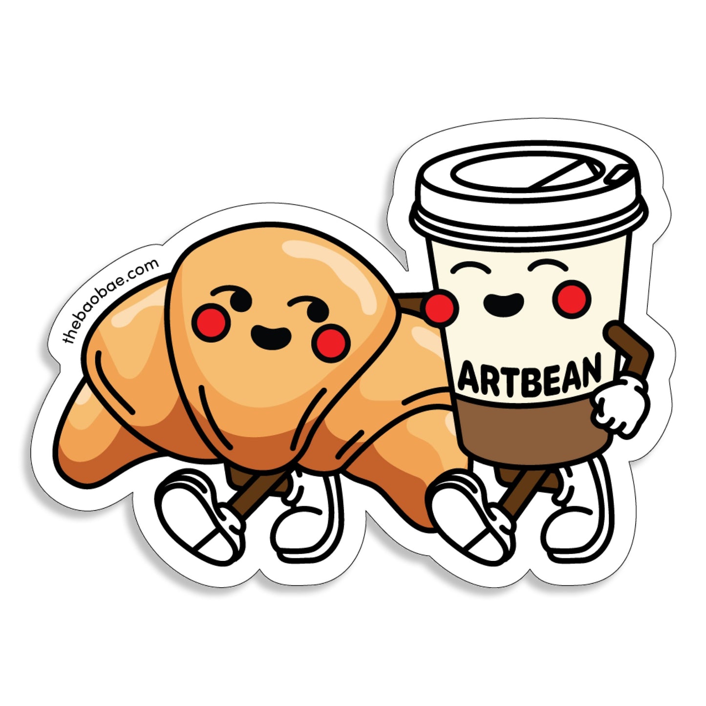 Croissant sticker