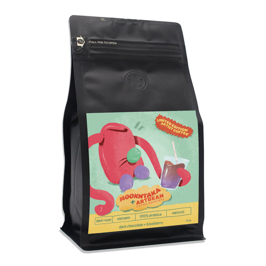 Friends & Follies - Limited artist edition coffee by Mookntaka